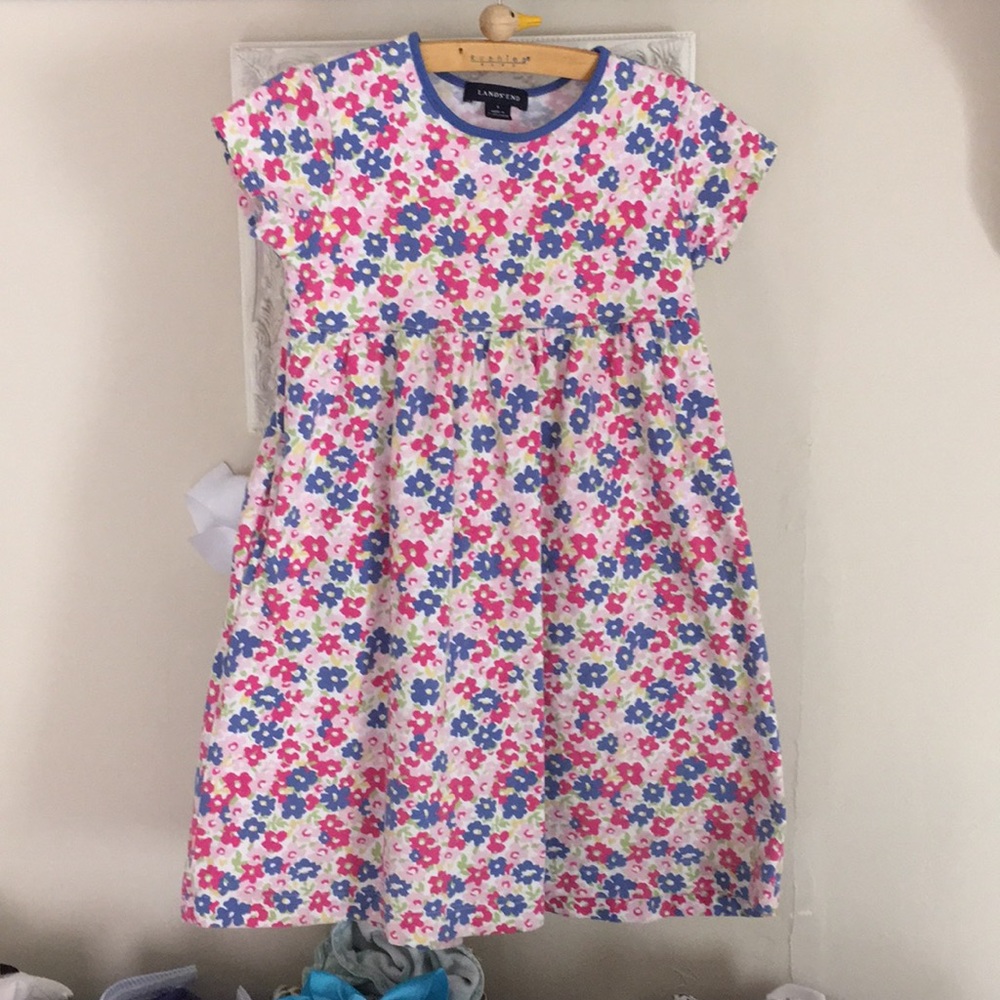 Pretty Floral Lands End Dress